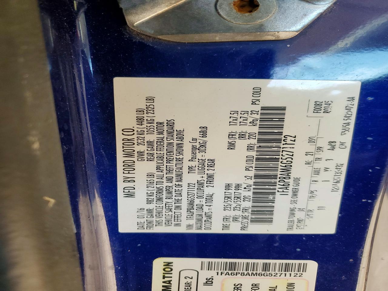 2016 Ford Mustang - zdjęcie 12