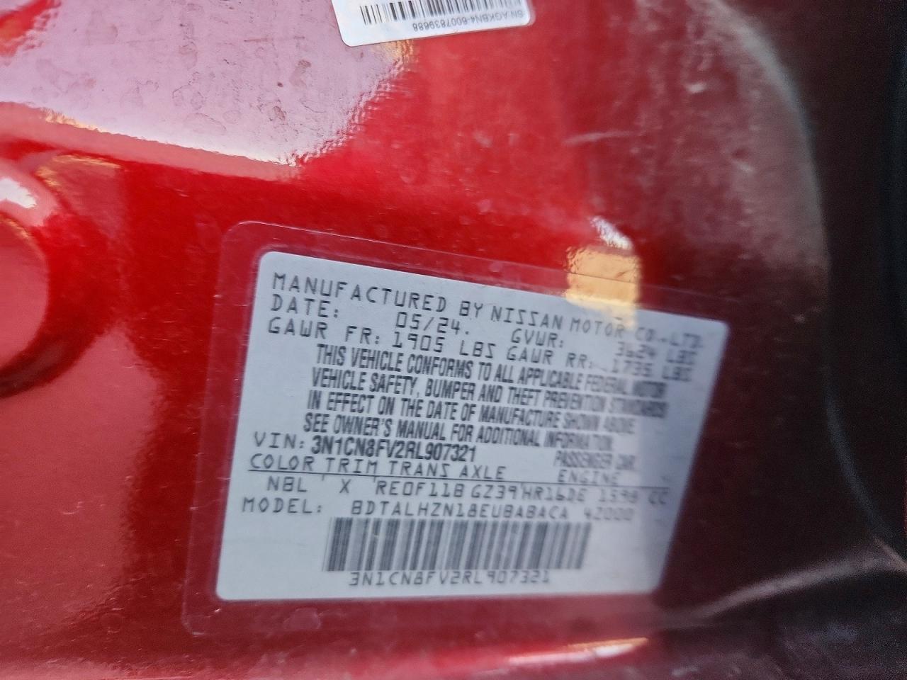 2024 Nissan Versa Sr - zdjęcie 12