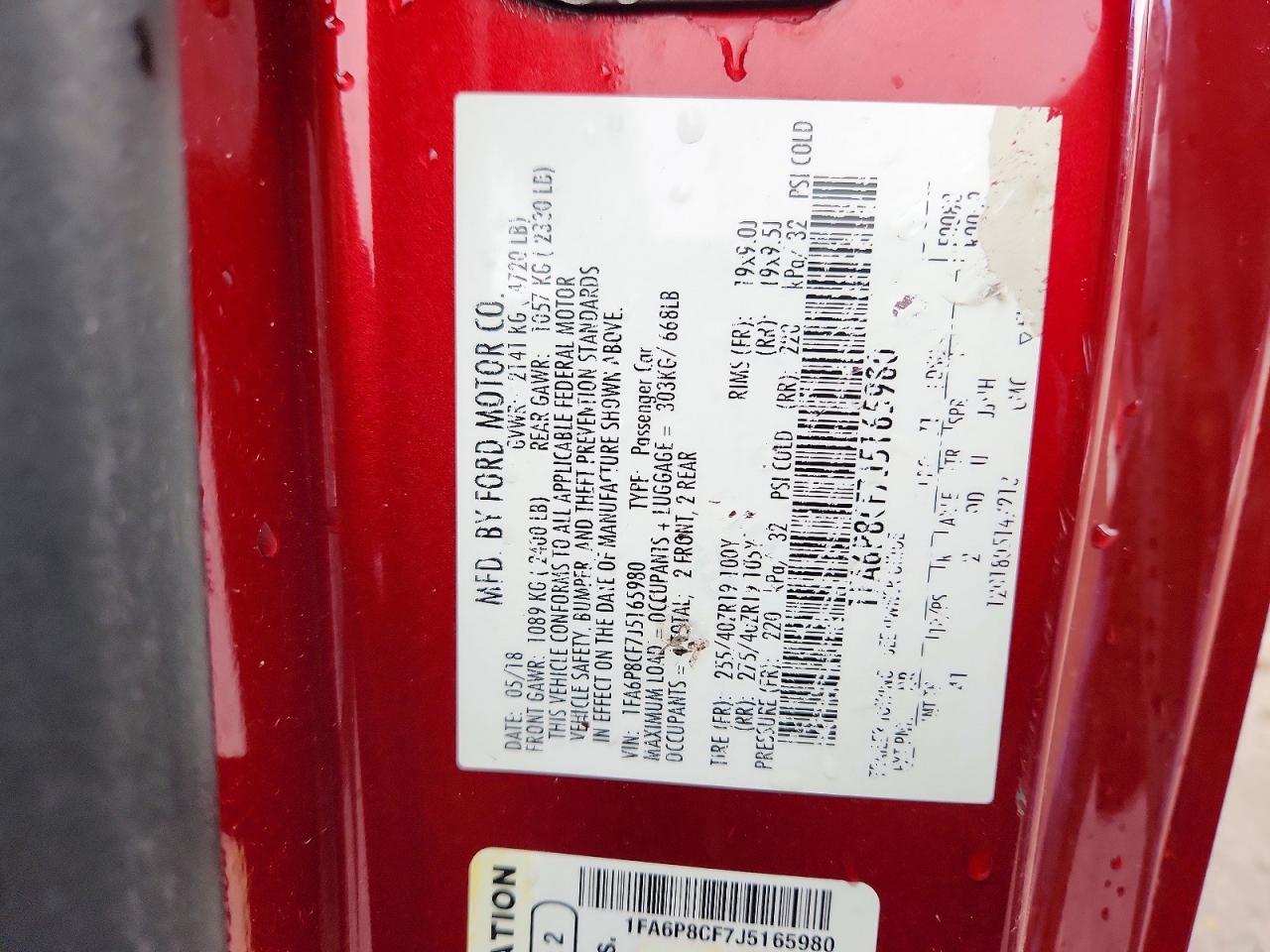 2018 Ford Mustang Gt - zdjęcie 13