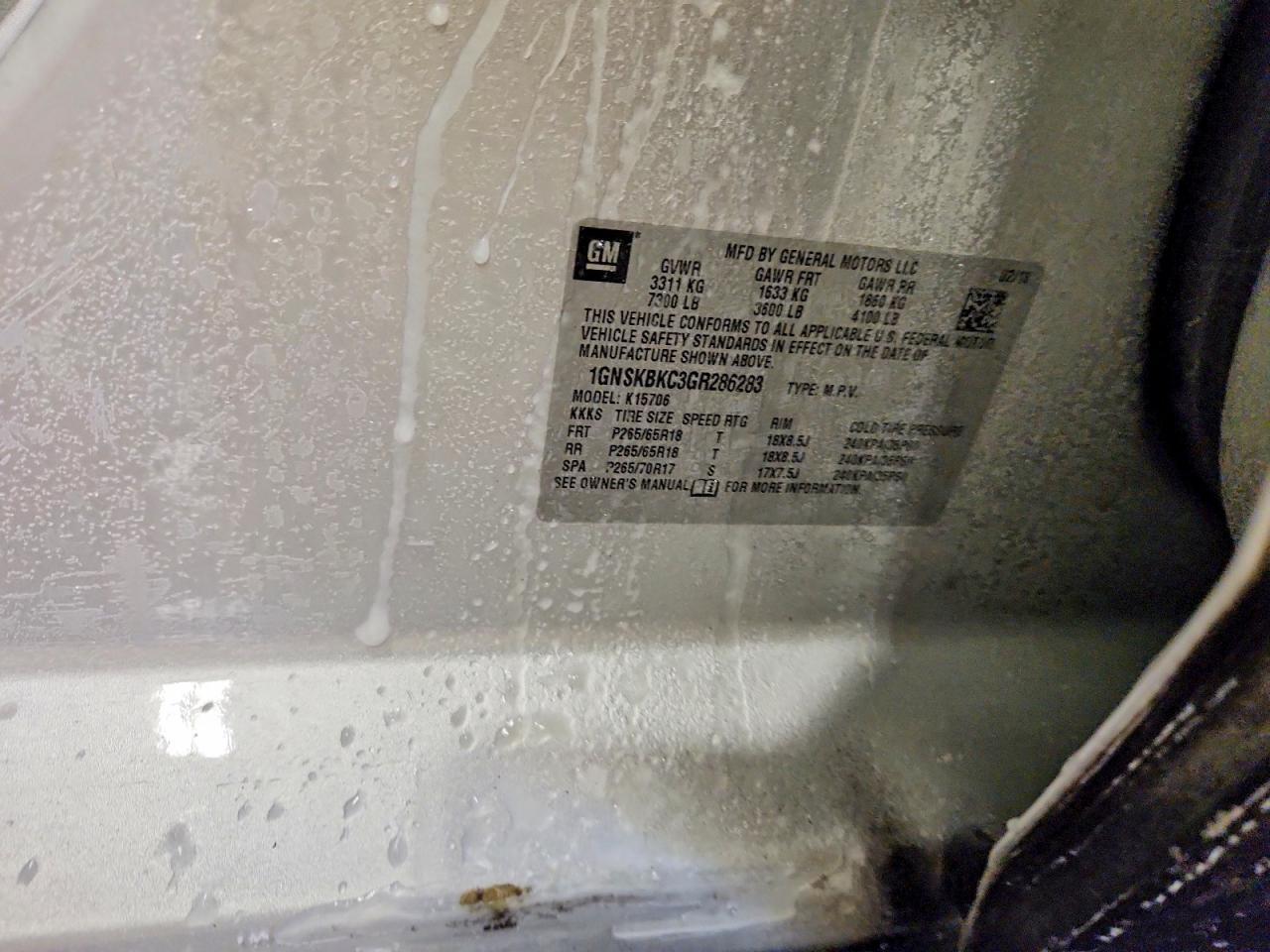 2016 Chevrolet Tahoe K1500 Lt - zdjęcie 13