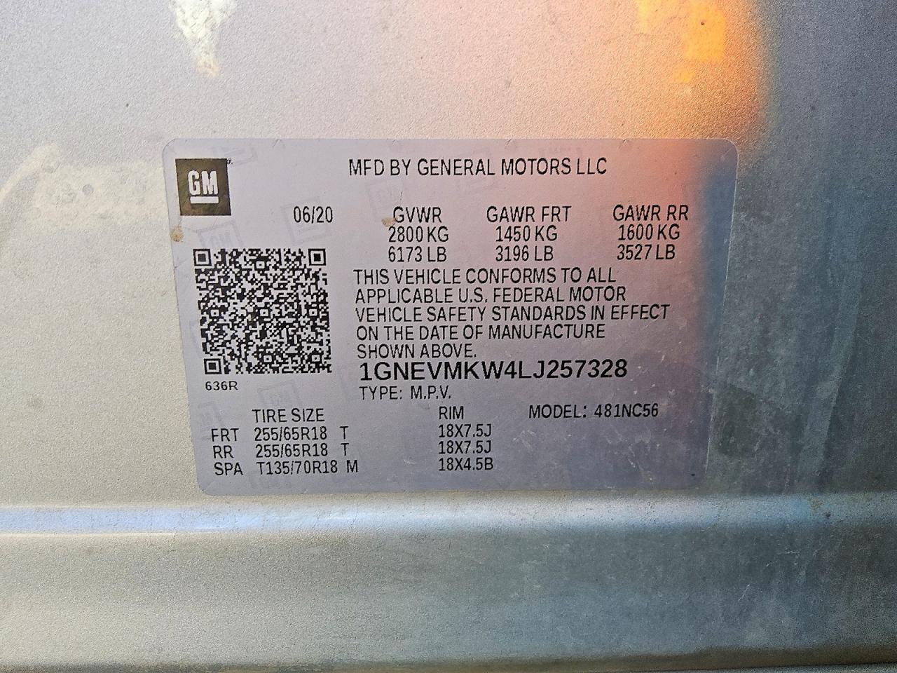 2020 Chevrolet Traverse Lt - zdjęcie 13