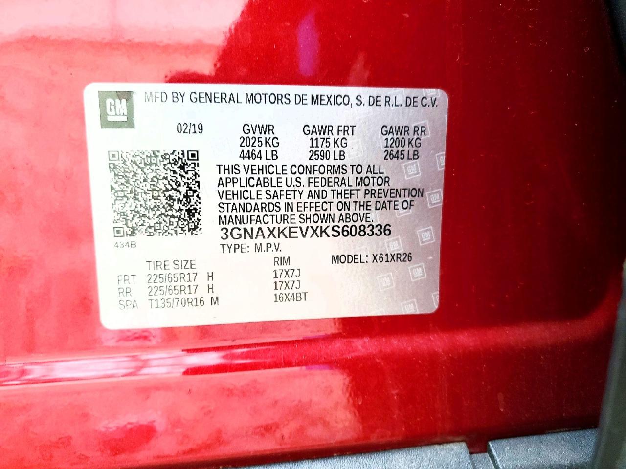 2019 Chevrolet Equinox Lt - zdjęcie 12