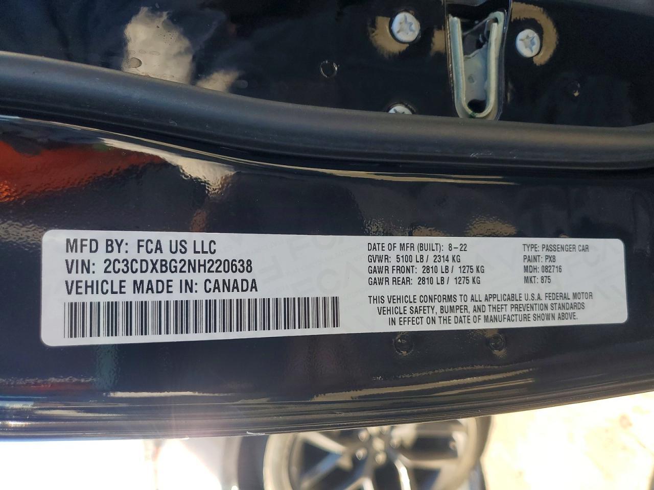 2022 Dodge Charger Sxt - zdjęcie 12