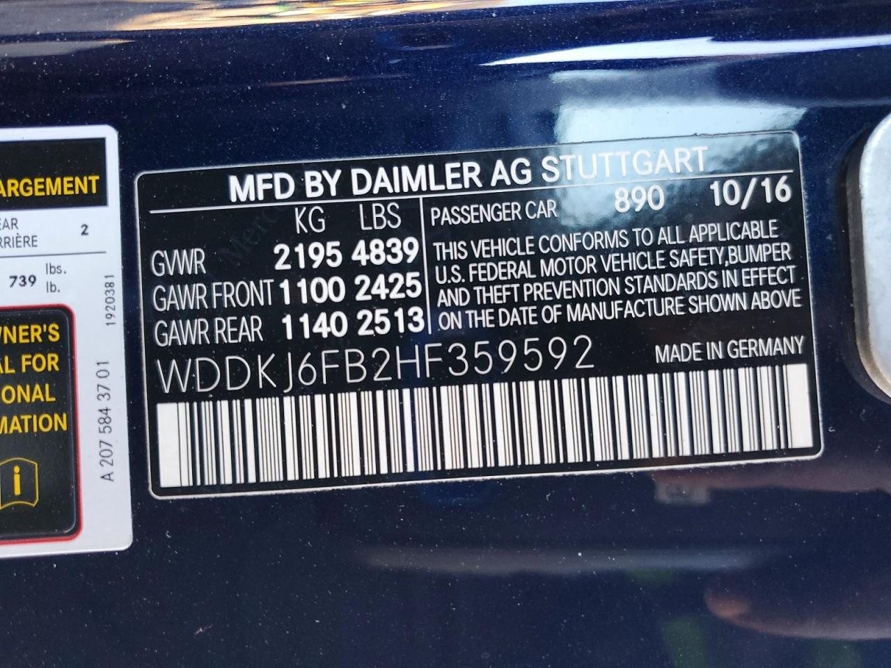 2017 Mercedes-Benz E 400 - zdjęcie 12