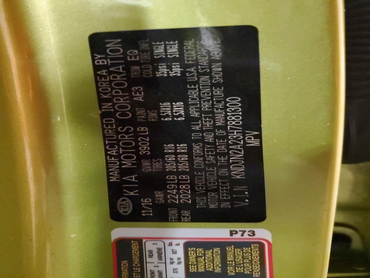 2017 Kia Soul Base - zdjęcie 12