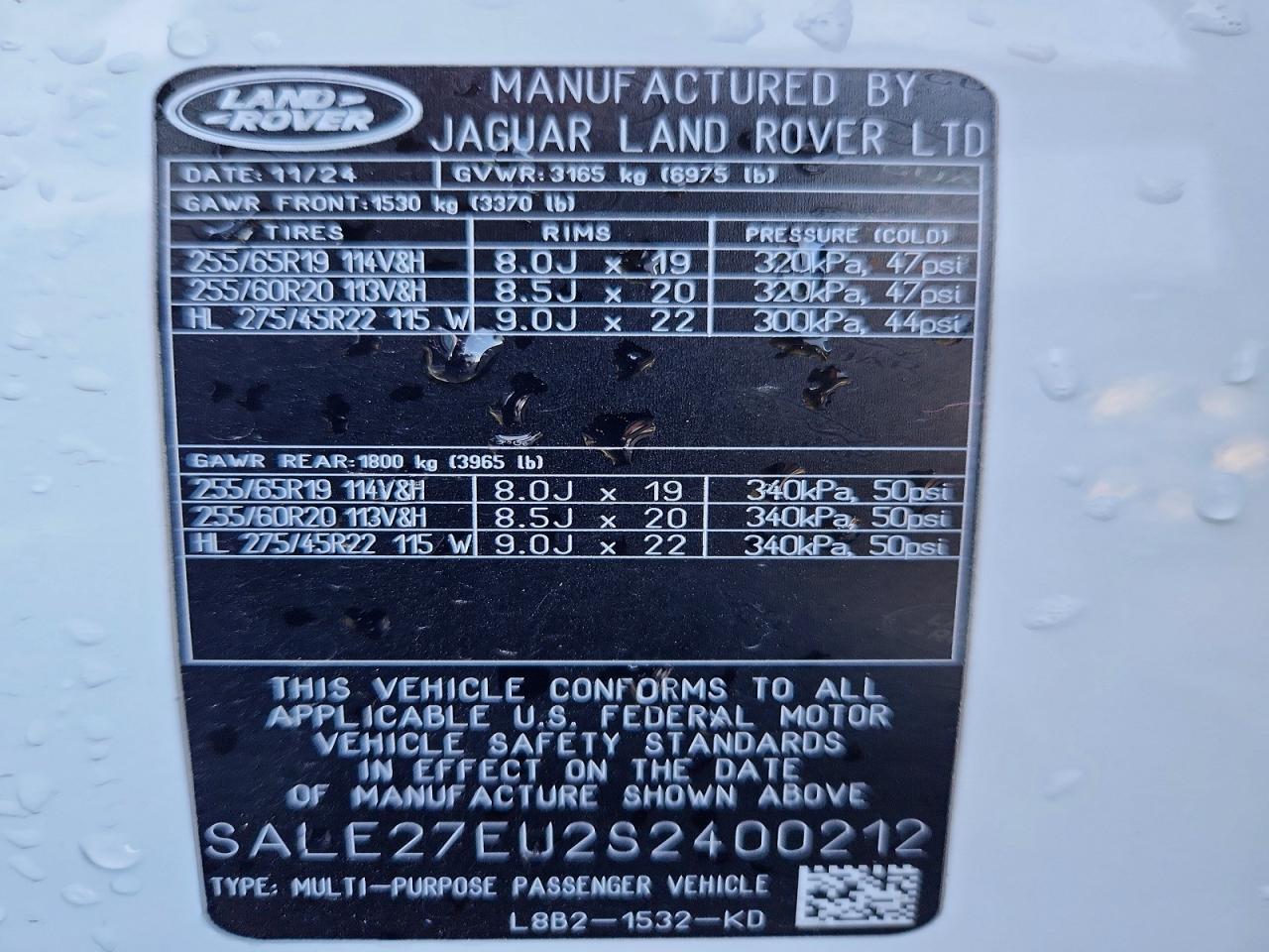 2025 Land Rover Defender 110 X-Dynamic Se - zdjęcie 14