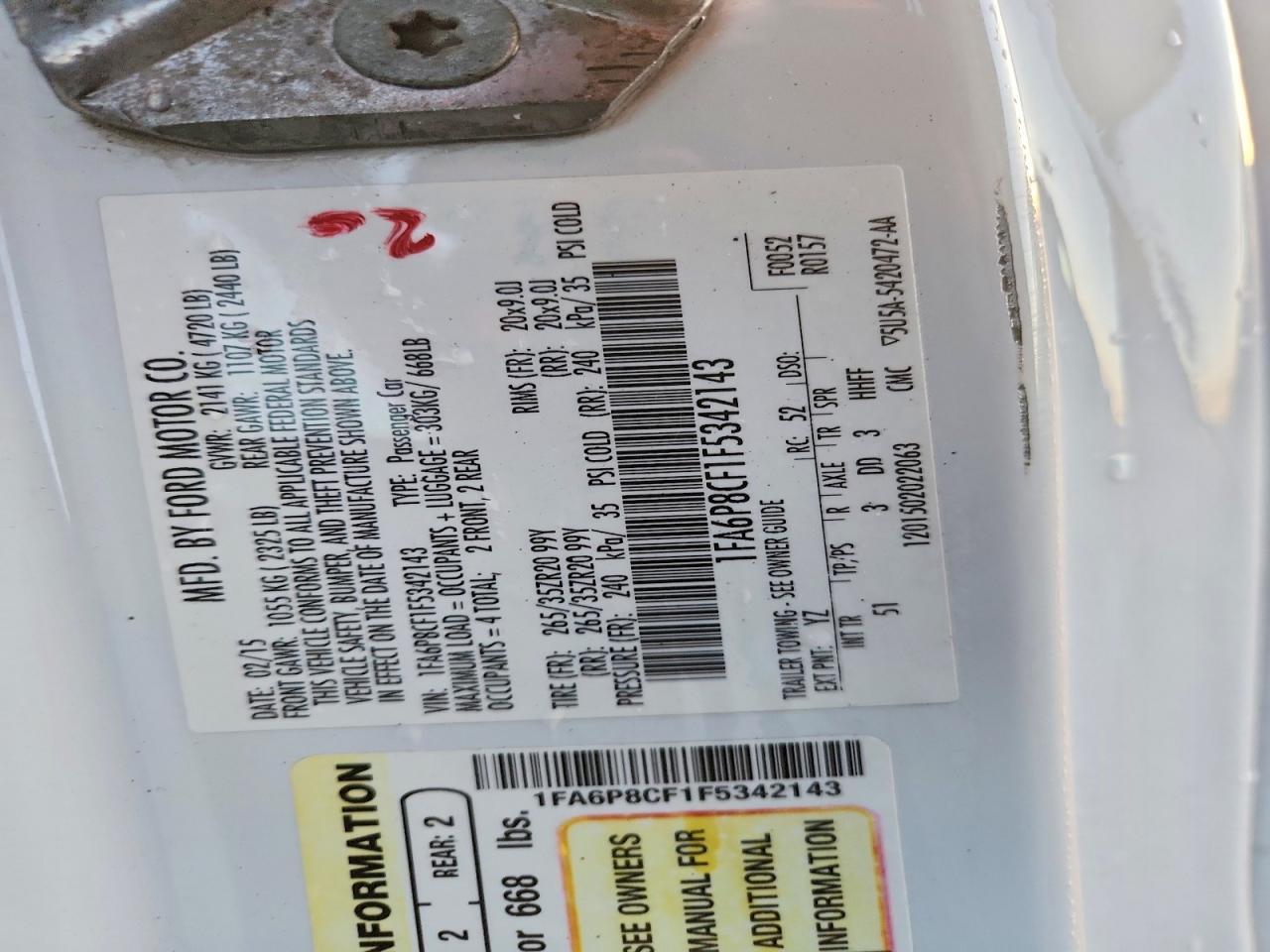 2015 Ford Mustang Gt - zdjęcie 12