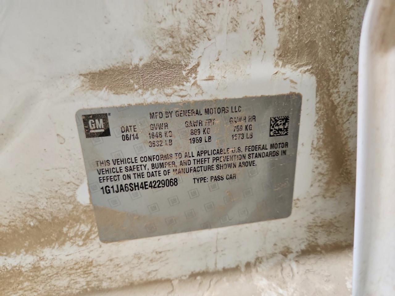 2014 Chevrolet Sonic Ls - zdjęcie 12