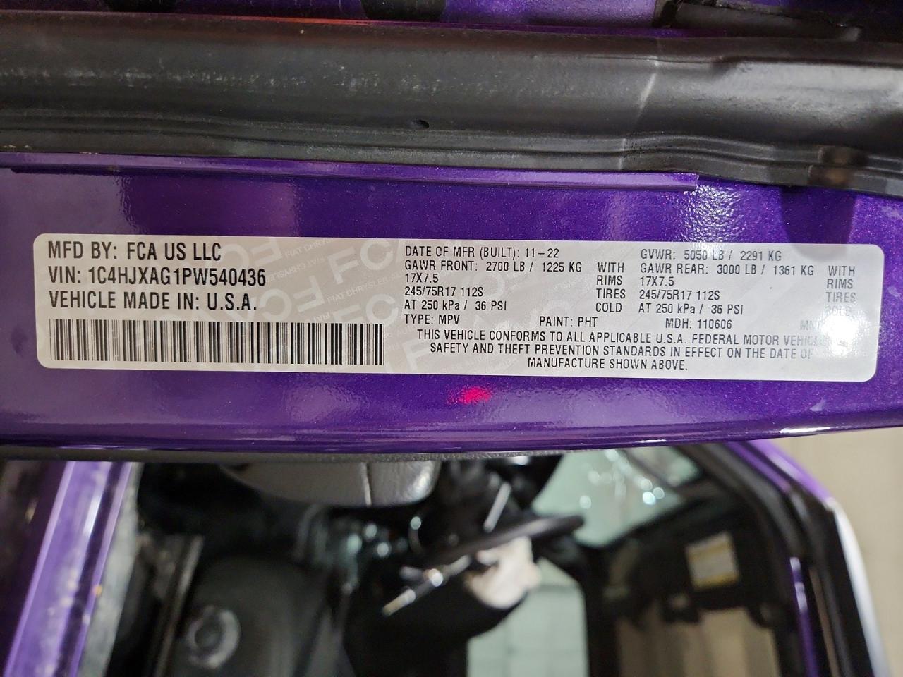 2023 Jeep Wrangler Sport - zdjęcie 12