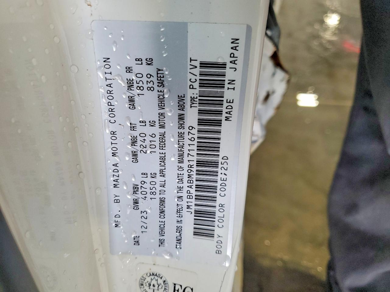 2024 Mazda 3 Select Sport - zdjęcie 13