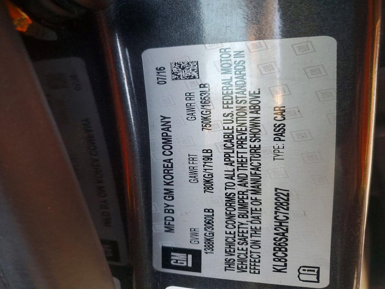 2017 Chevrolet Spark Ls - zdjęcie 12