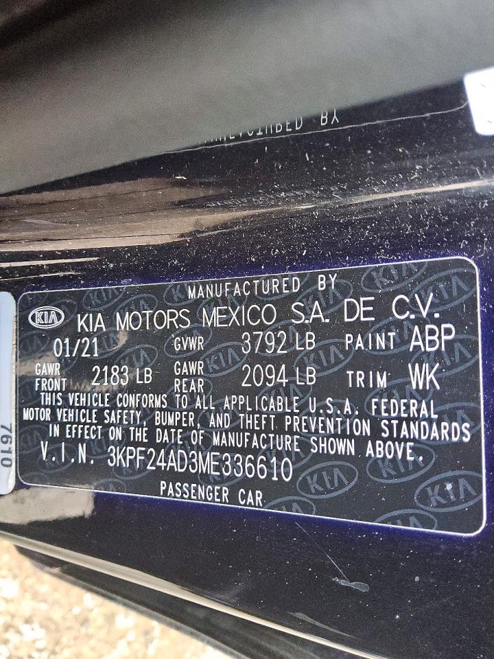 2021 Kia Forte Fe - zdjęcie 12