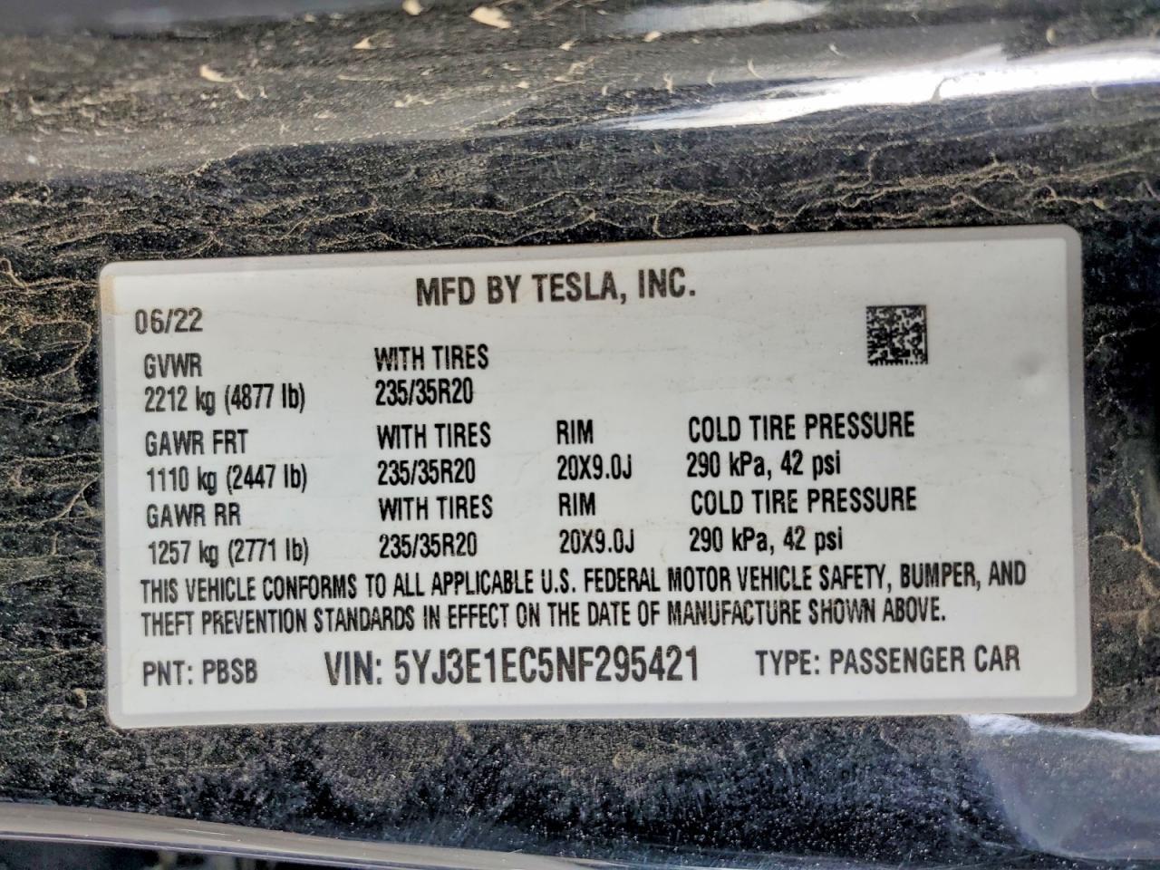 2022 Tesla Model 3 - zdjęcie 12