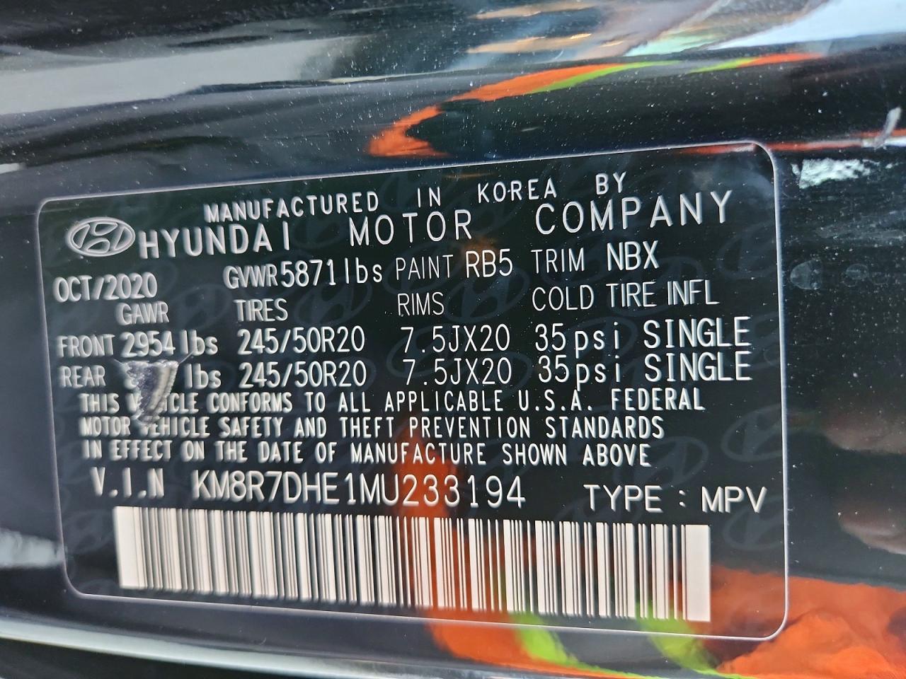 2021 Hyundai Palisade Calligraphy - zdjęcie 14