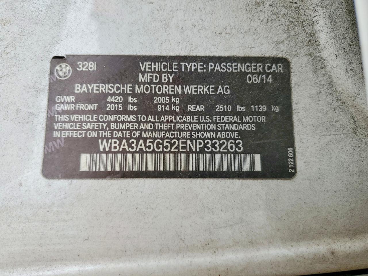 2014 BMW 328 I - zdjęcie 12
