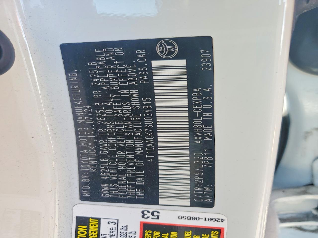 2025 Toyota Camry Xse - zdjęcie 12