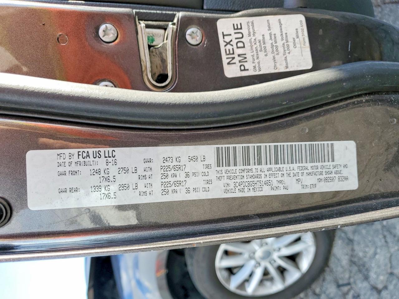 2017 Dodge Journey Sxt - zdjęcie 13