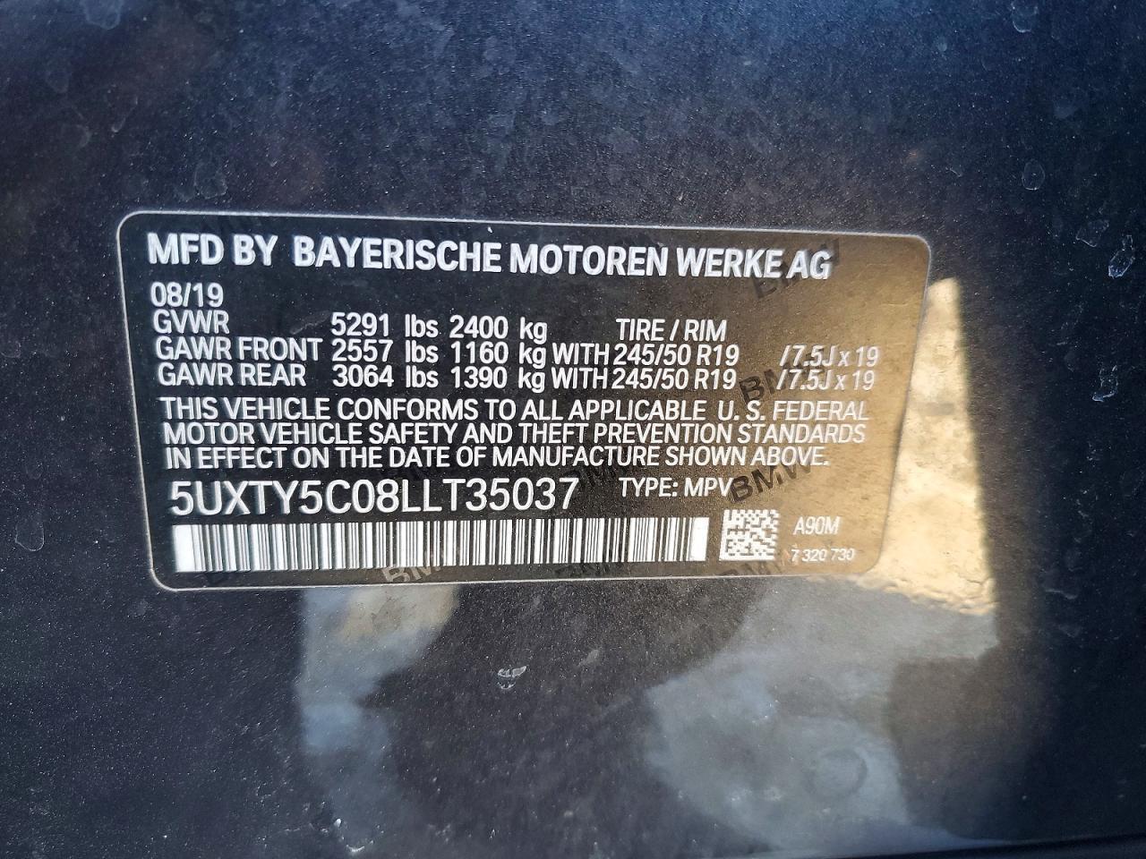 2020 BMW X3 xDrive30I - zdjęcie 14