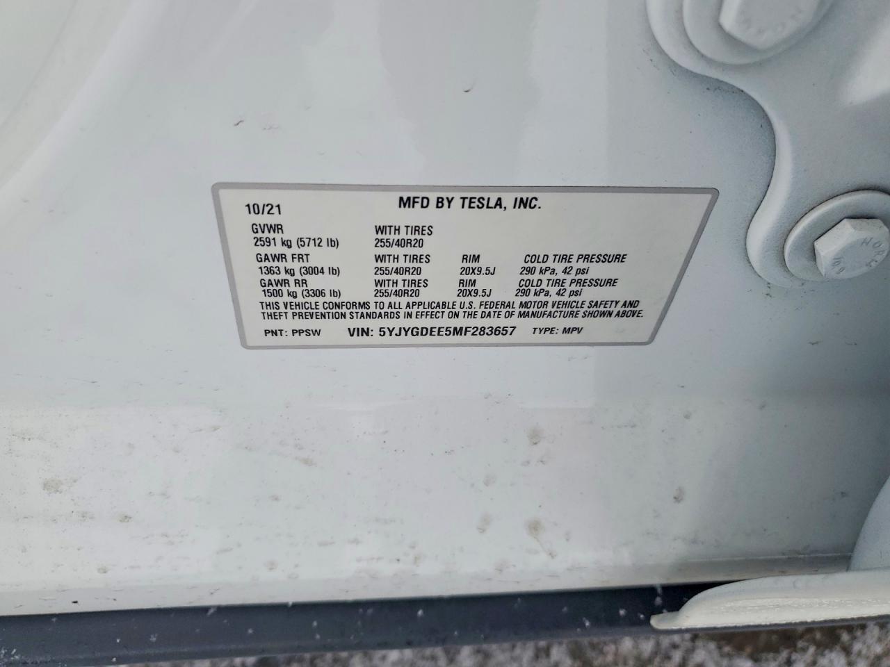 2021 Tesla Model Y - zdjęcie 13