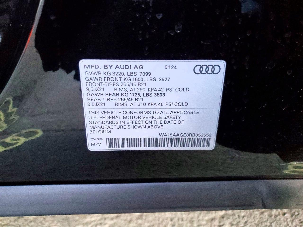 2024 Audi Q8 E-Tron Premium Plus - zdjęcie 13