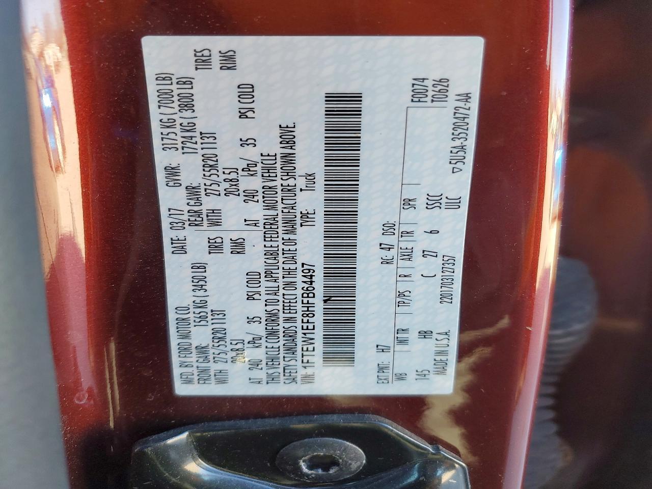 2017 Ford F150 Supercrew - zdjęcie 12