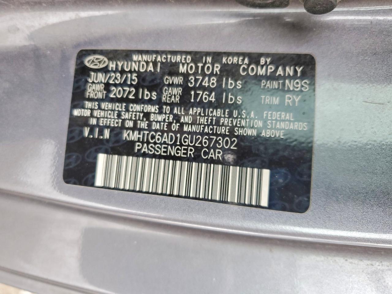 2016 Hyundai Veloster - zdjęcie 12