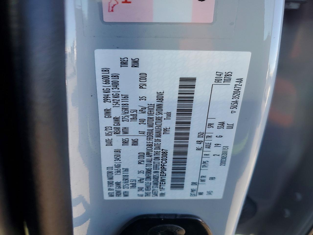 2023 Ford F150 Supercrew - zdjęcie 12