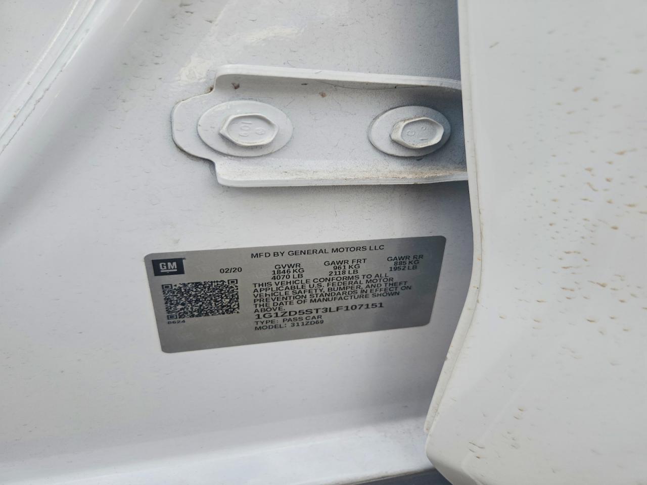 2020 Chevrolet Malibu Lt - zdjęcie 12