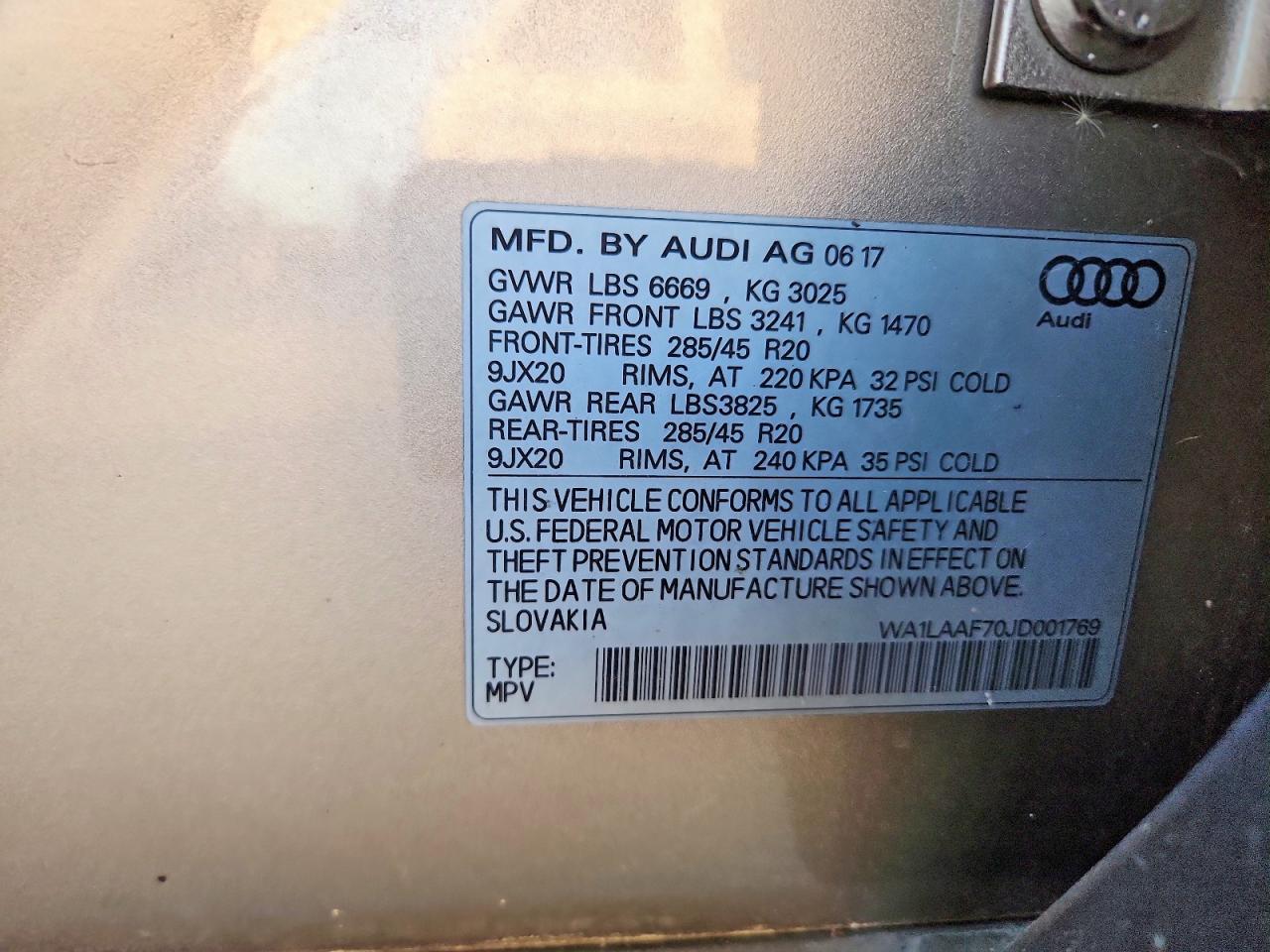 2018 Audi Q7 Premium Plus - zdjęcie 13