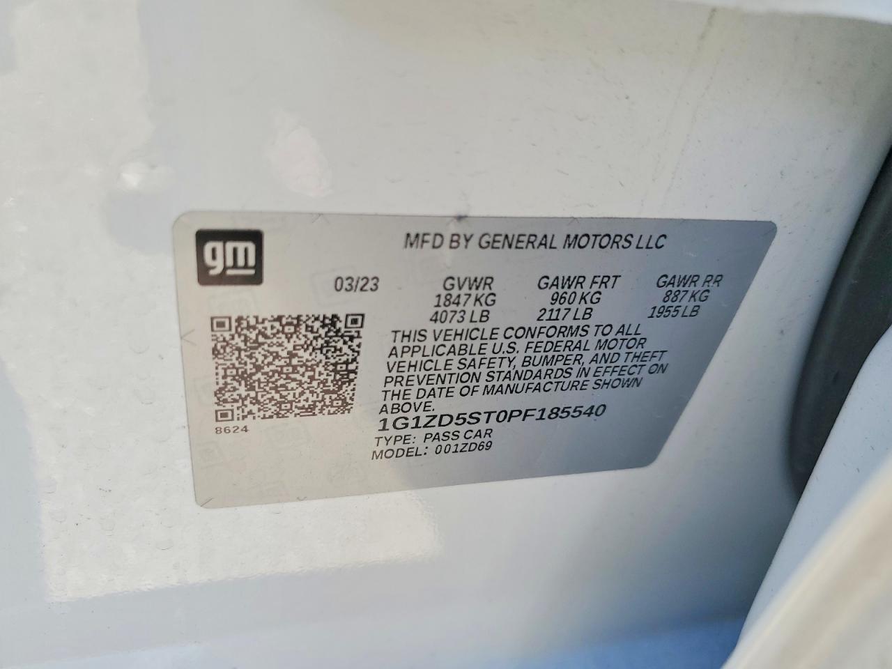 2023 Chevrolet Malibu Lt - zdjęcie 12