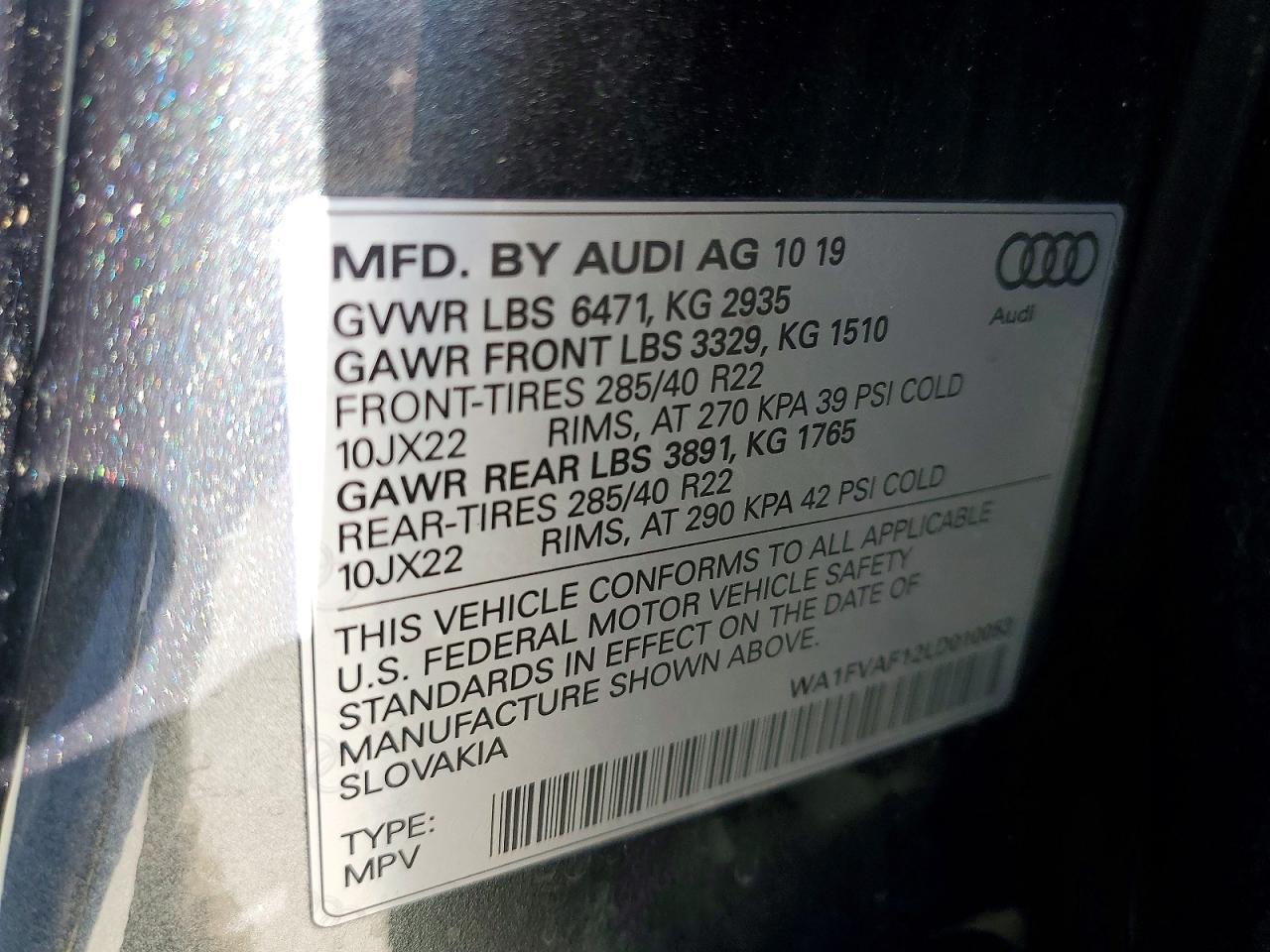 2020 Audi Q8 Prestige S-Line - zdjęcie 13