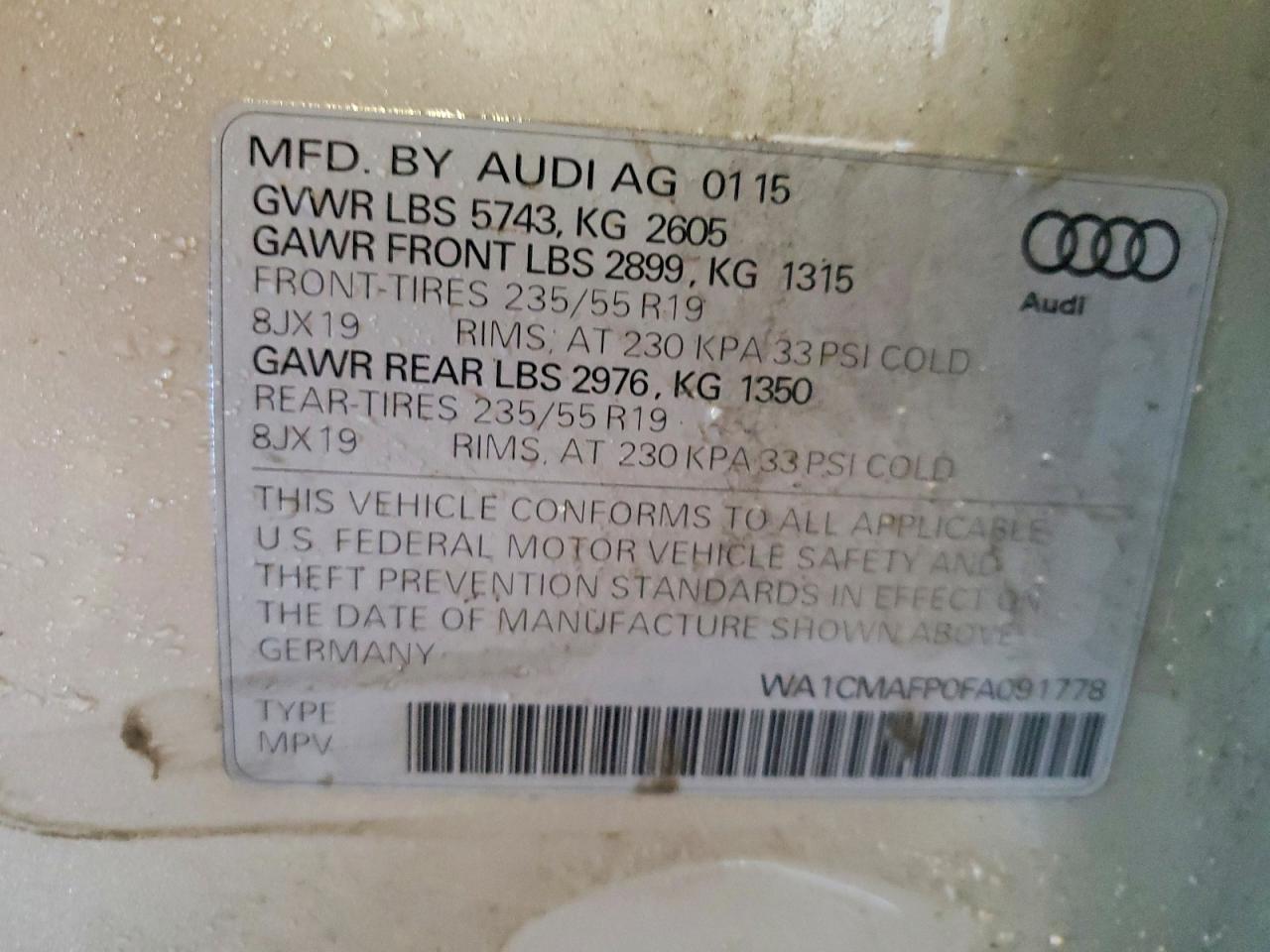 2015 Audi Q5 Tdi Premium Plus - zdjęcie 13