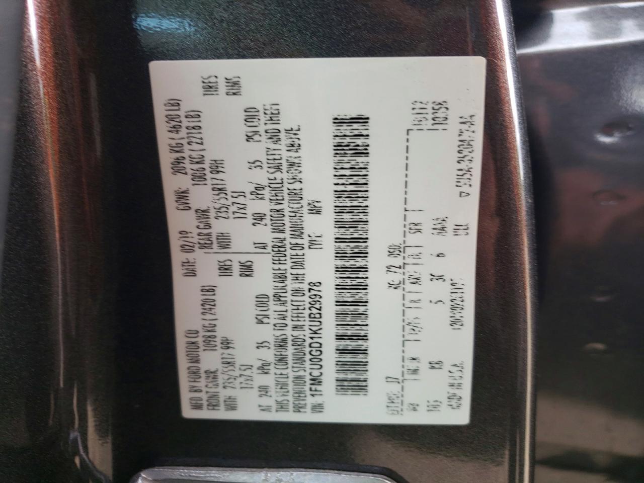 2019 Ford Escape Se - zdjęcie 12