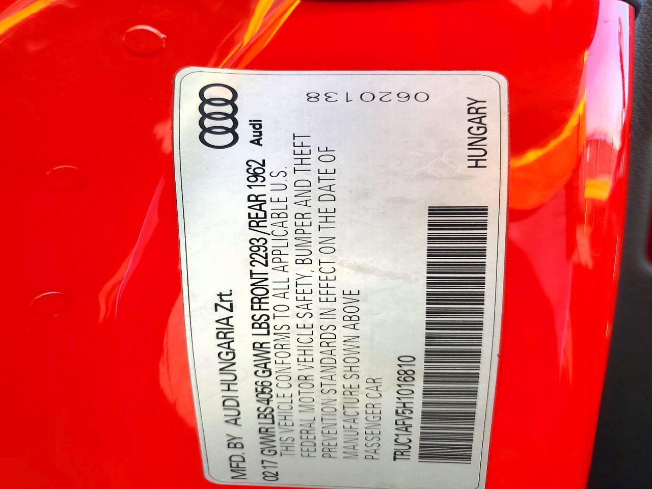 2017 Audi Tts - zdjęcie 13