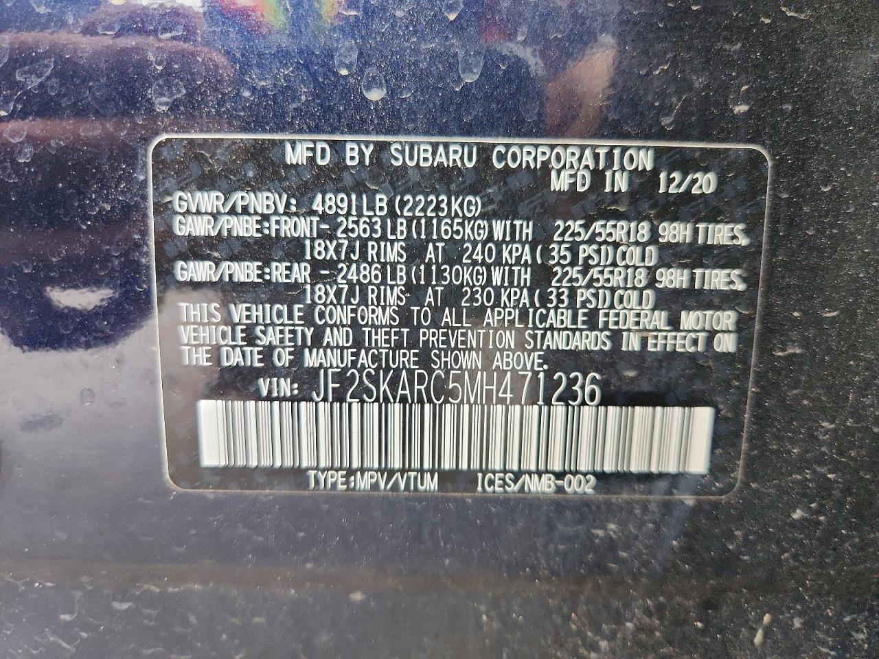 2021 Subaru Forester Sport - zdjęcie 14