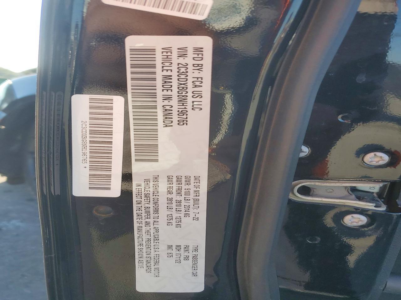 2022 Dodge Charger Sxt - zdjęcie 12