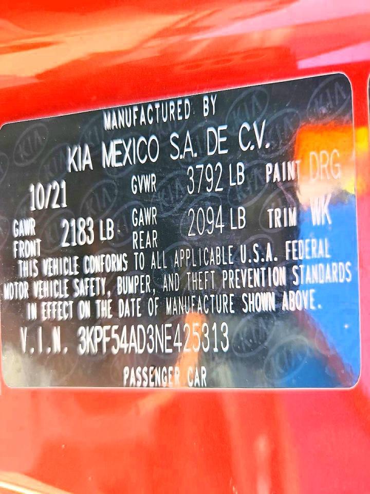 2022 Kia Forte Gt Line - zdjęcie 13