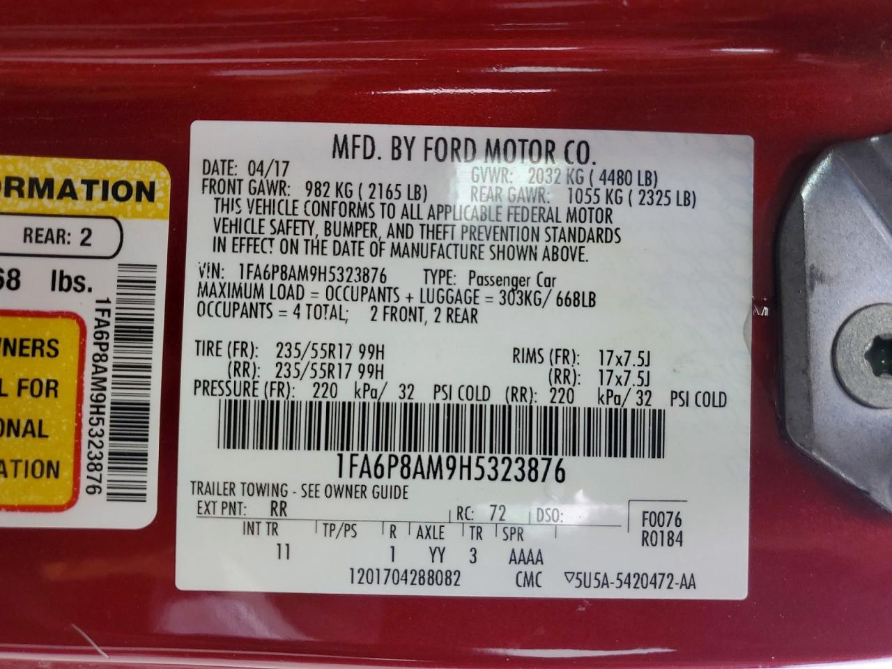 2017 Ford Mustang - zdjęcie 13