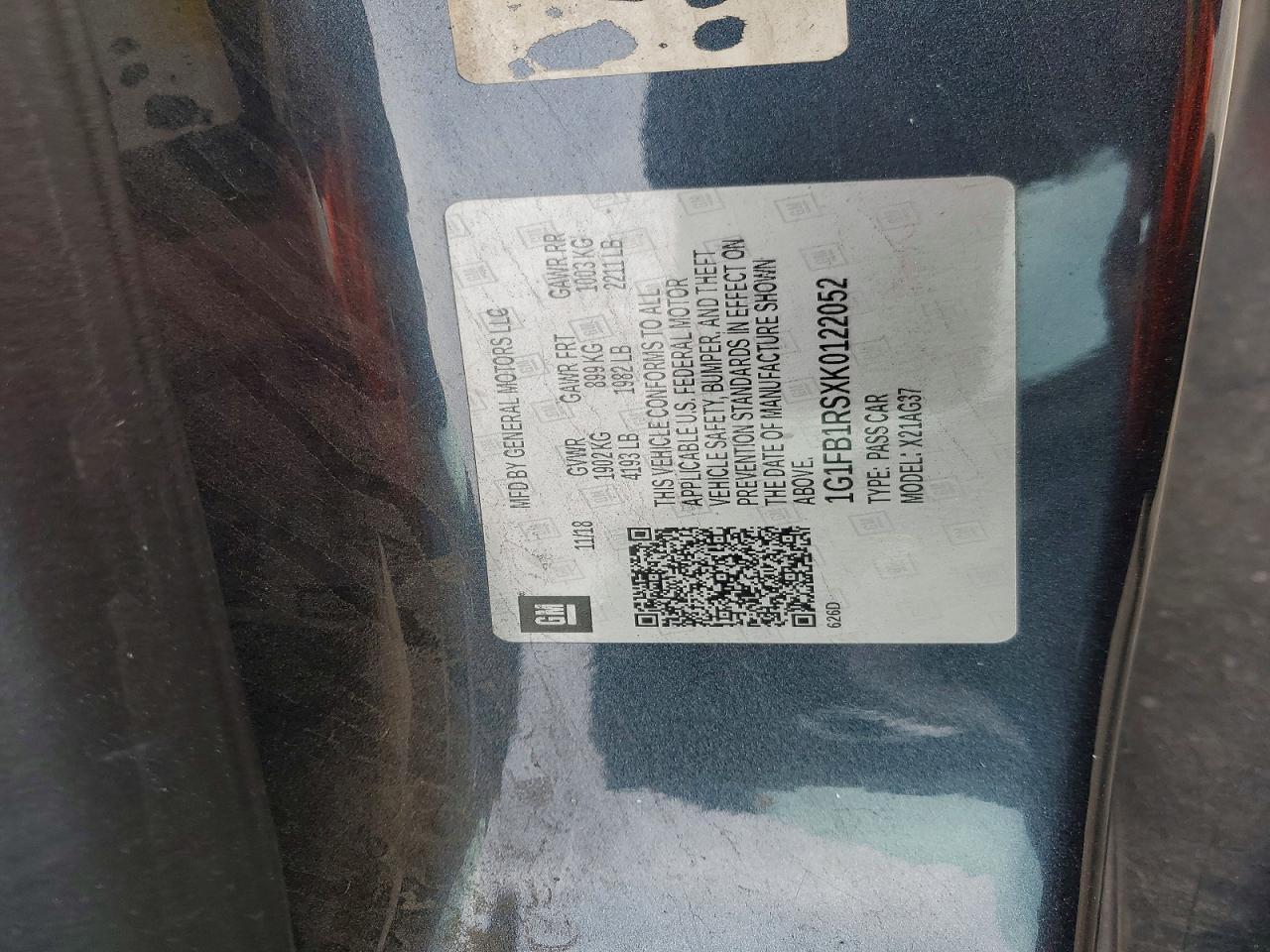 2019 Chevrolet Camaro Ls - zdjęcie 12