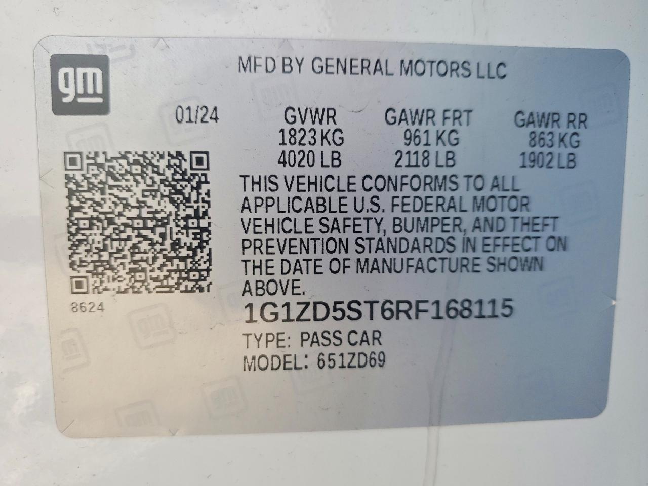 2024 Chevrolet Malibu Lt - zdjęcie 12