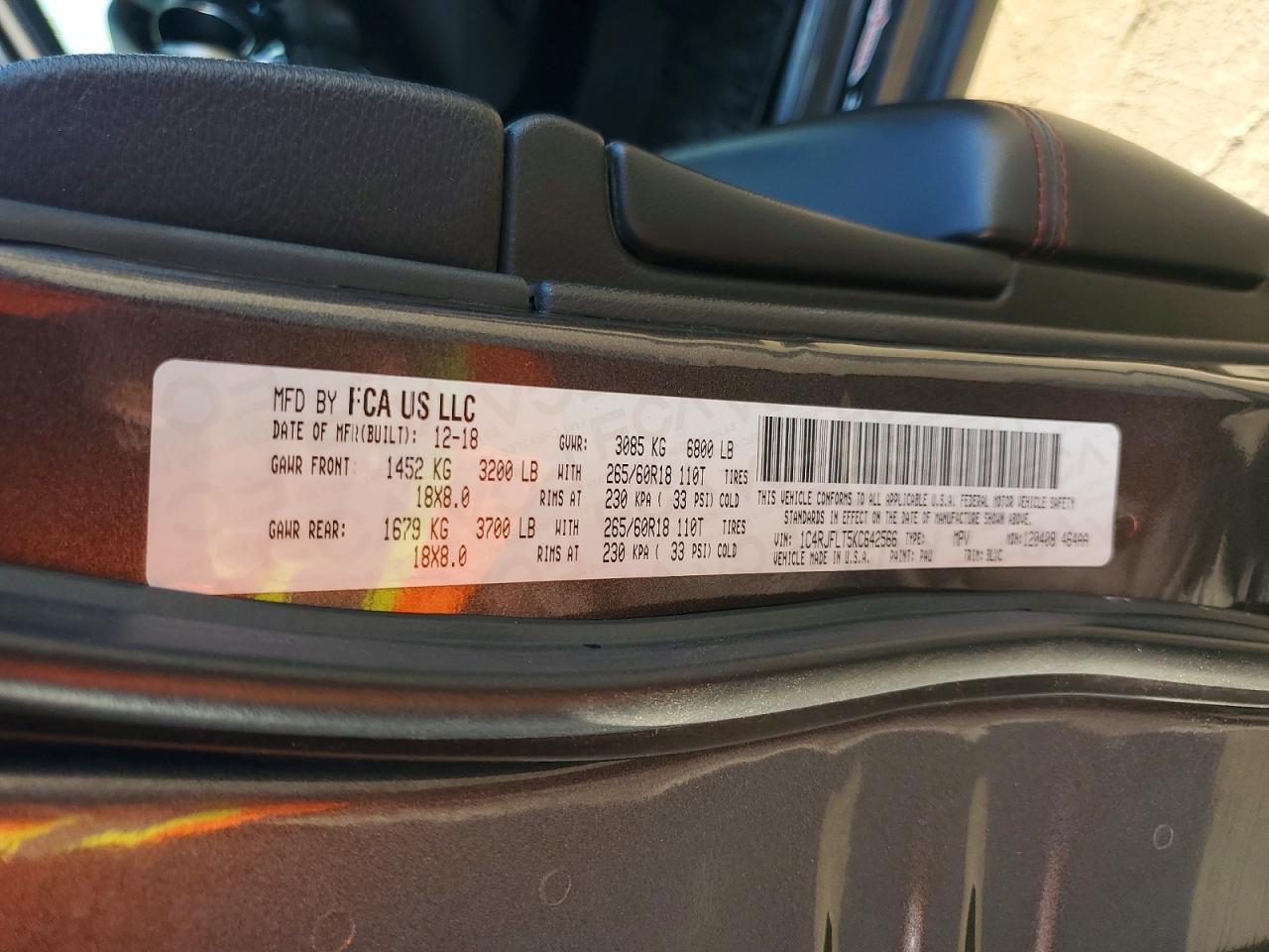 2019 Jeep Grand Cherokee Trailhawk - zdjęcie 12