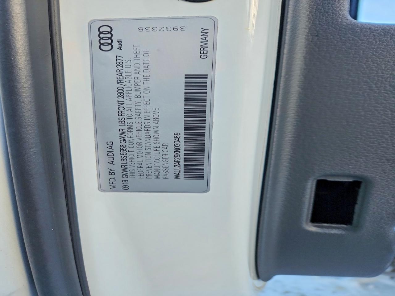 2019 Audi A6 Premium Plus - zdjęcie 13