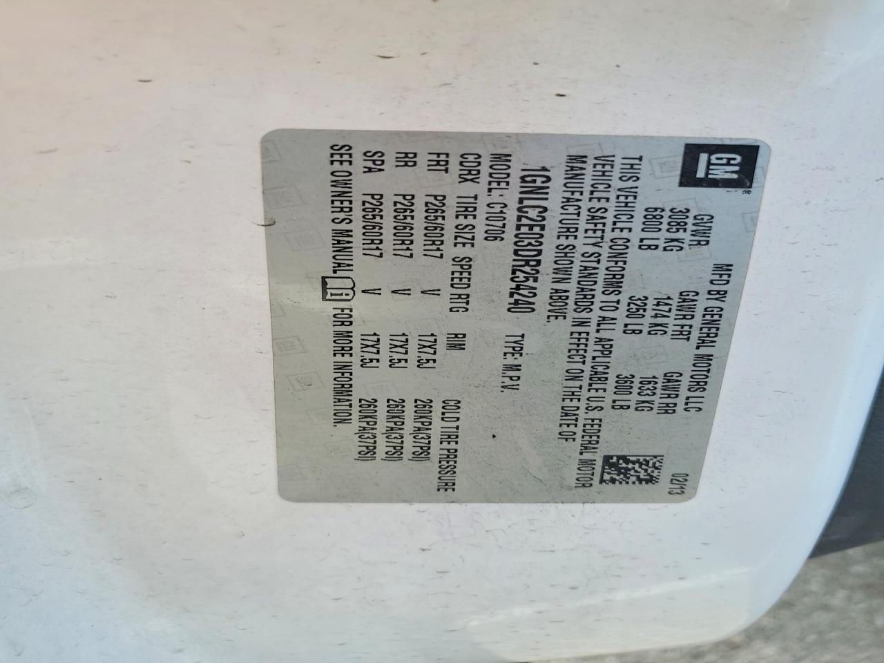 2013 Chevrolet Tahoe Police - zdjęcie 12