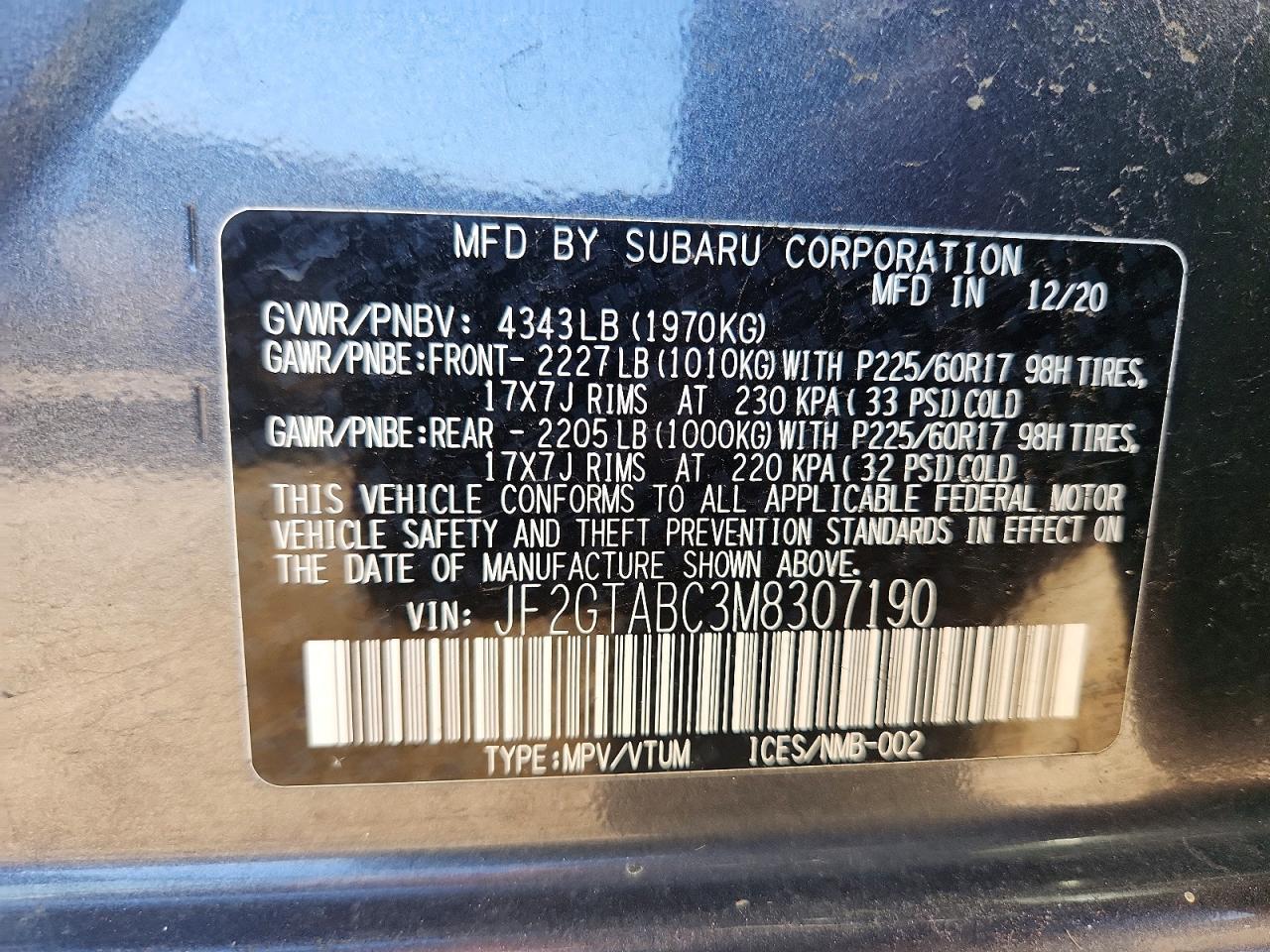 2021 Subaru Crosstrek - zdjęcie 13