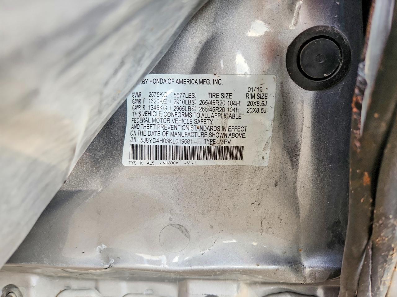 2019 Acura Mdx A-Spec - zdjęcie 12