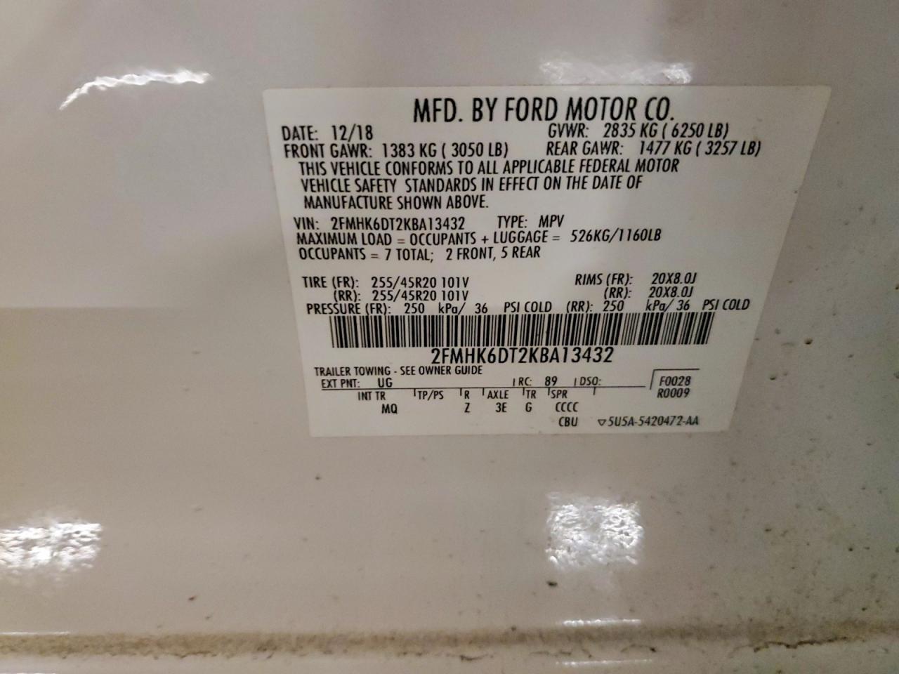 2019 Ford Flex Limited - zdjęcie 14