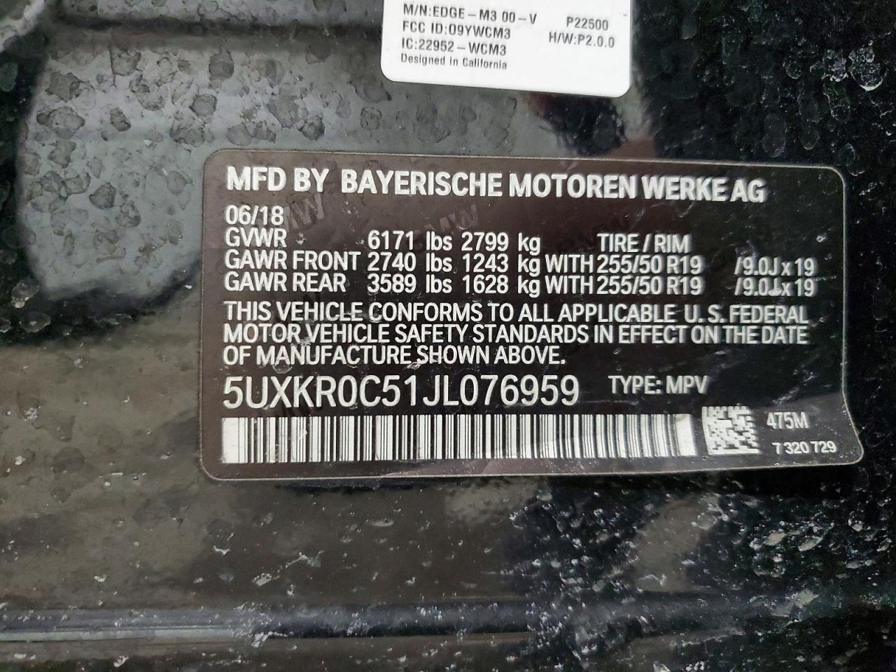 2018 BMW X5 xDrive35I - zdjęcie 14