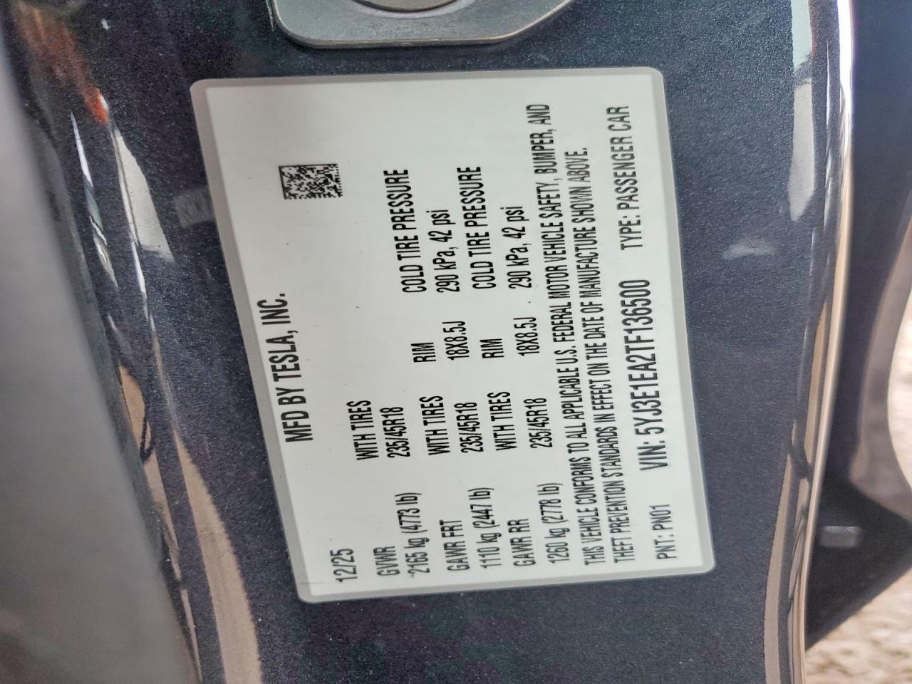 2026 Tesla Model 3 - zdjęcie 12