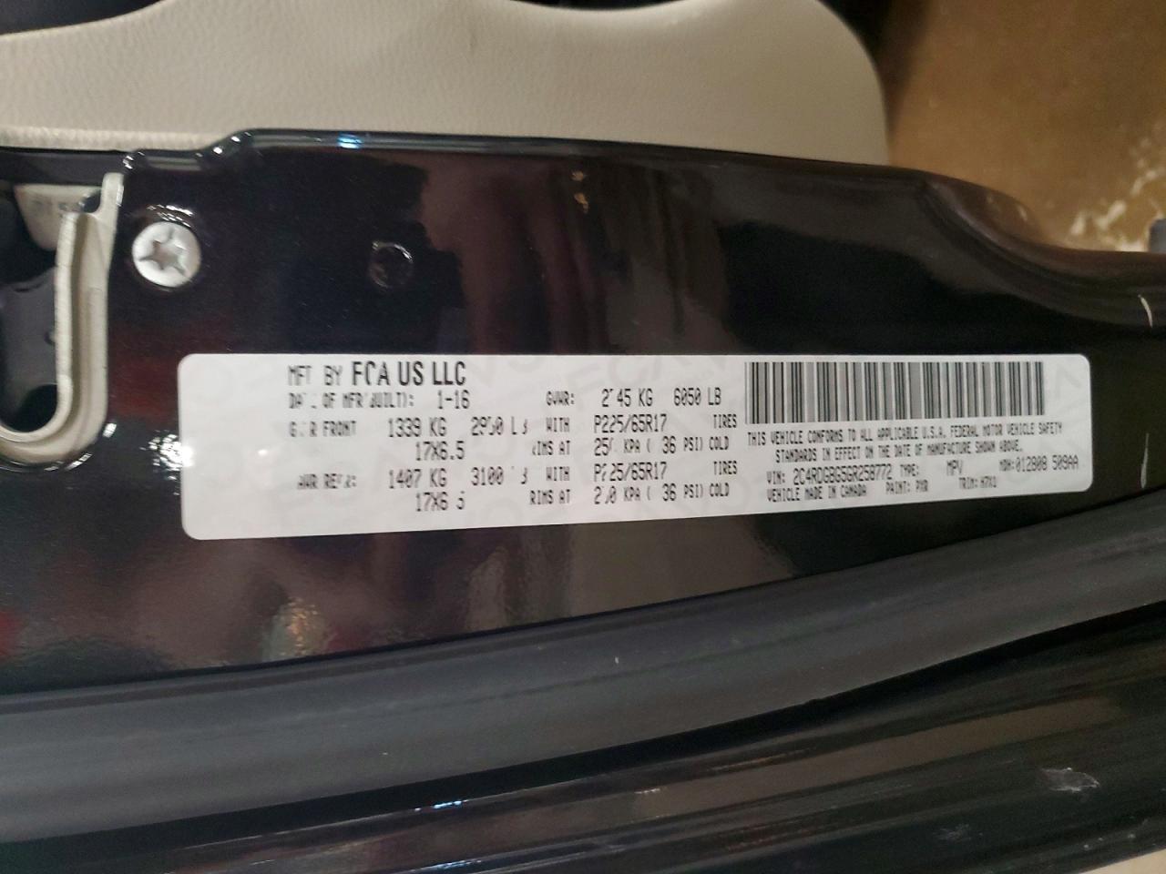 2016 Dodge Grand Caravan Se - zdjęcie 13