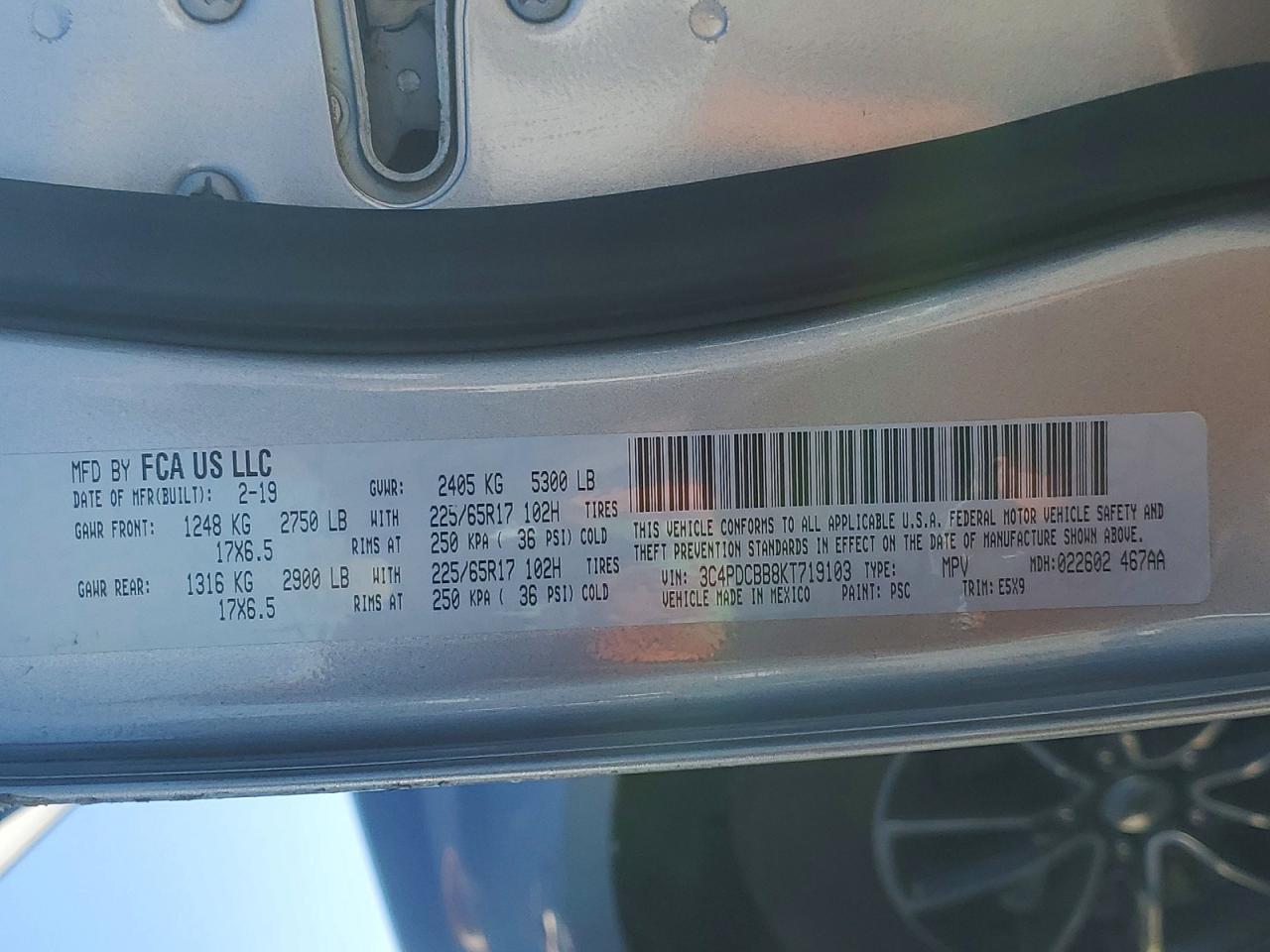 2019 Dodge Journey Se - zdjęcie 14